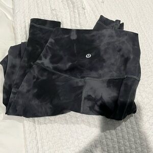 Lululemon marble tie dye leggings